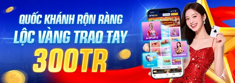 Hình ảnh banner khuyến mãi hoàn trả cược thua hàng ngày, với các đồng tiền vàng và biểu tượng hoàn tiền